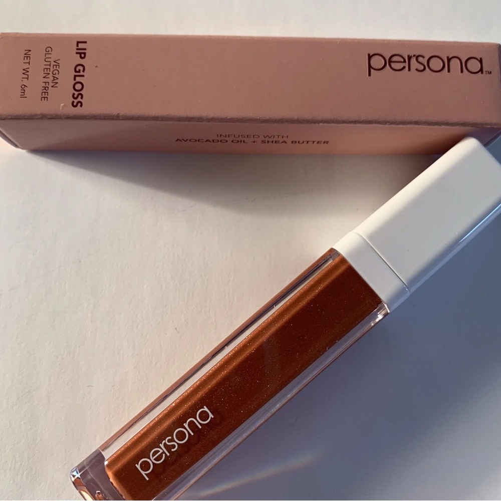 Persona Lip Gloss in TOFFEE Vegan One Gluten-Free Full size Shea